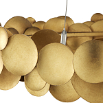 Люстра круглая из многослойных золотых дисков Metal Disc Chandelier варинант исполнения - 3 | Loft Concept в Брянске