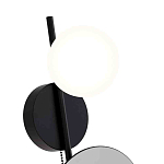 Бра с матовым плафоном в форме шара и зеркальной плоской панелью Lunar Echo  варинант исполнения - 1 | Loft Concept в Брянске