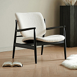 Кресло с каркасом и ножками из древесины и мягкими сиденьем и спинкой Venice варинант исполнения - 6 | Loft Concept в Брянске