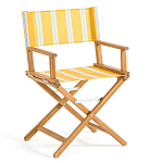 Кресло режиссерское из акации и ткани Geneva варинант исполнения - 6 | Loft Concept в Брянске