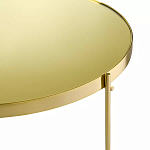 Кофейный столик овальный золотой Modern Mirror Gold Table варинант исполнения - 3 | Loft Concept в Брянске