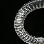 Люстра круглая с прозрачной хрустальной рамкой Maude Crystal Light варинант исполнения - 8 | Loft Concept в Брянске