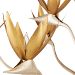 Люстра с плафонами в виде цветов Golden Bird of Paradise варинант исполнения - 1 | Loft Concept в Брянске