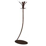 Вешалка коричневая с 4-мя крючками из пластика Curves Hangers варинант исполнения - 1 | Loft Concept в Брянске