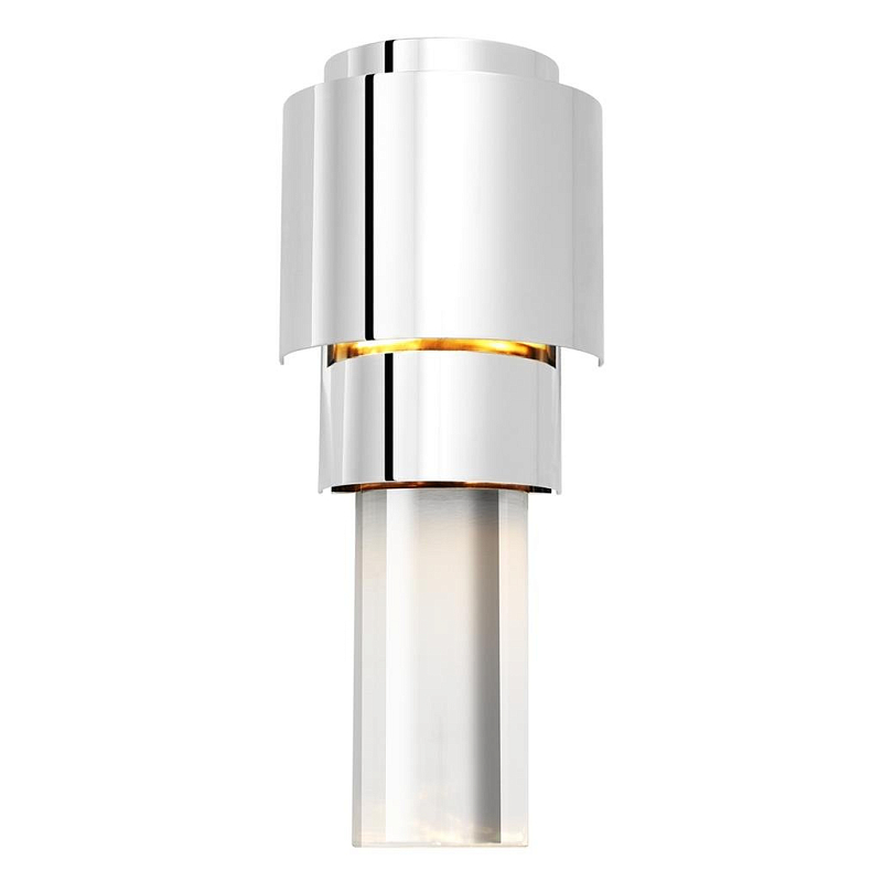 Бра Wall Lamp Avondale Nickel Никель Прозрачный (Transparent) Бра Wall Lamp Avondale Nickel Никель Прозрачный (Transparent) в Брянске | Loft Concept