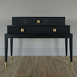 Премиальная Консоль с тремя ящиками Elsa Dreams Black варинант исполнения - 3 | Loft Concept в Брянске