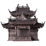 Макет Китайская пагода макет древней традиционной архитектуры варинант исполнения - 2 | Loft Concept в Брянске