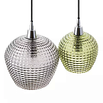 Подвесной светильник каскадный с 2-мя рельефными плафонами Cascade with Relief Lampshades варинант исполнения - 4 | Loft Concept в Брянске