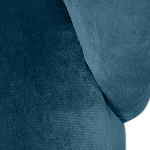 Барный стул вращающийся со спинкой Синий Велюр Vendramin Chair варинант исполнения - 3 | Loft Concept в Брянске