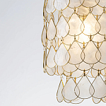 Подвесной светильник с декором из натуральной морской ракушки Iridescent Light варинант исполнения - 4 | Loft Concept в Брянске