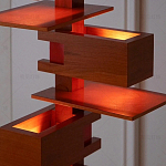 Торшер с каркасом из множества полок Links варинант исполнения - 2 | Loft Concept в Брянске