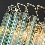 Дизайнерская люстра AQUA Blue Lagoon бирюзовое стекло несколько ярусов варинант исполнения - 4 | Loft Concept в Брянске