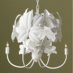 Люстра белая в виде цветков шиповника White Rosehip Flower варинант исполнения - 3 | Loft Concept в Брянске