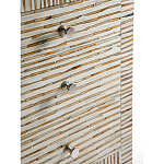 Тумбочка прикроватная Bogense Bone Inlay Bedside Beige варинант исполнения - 3 | Loft Concept в Брянске