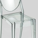 Прозрачный стул с серым оттенком LOUIS GHOST CHAIR варинант исполнения - 7 | Loft Concept в Брянске