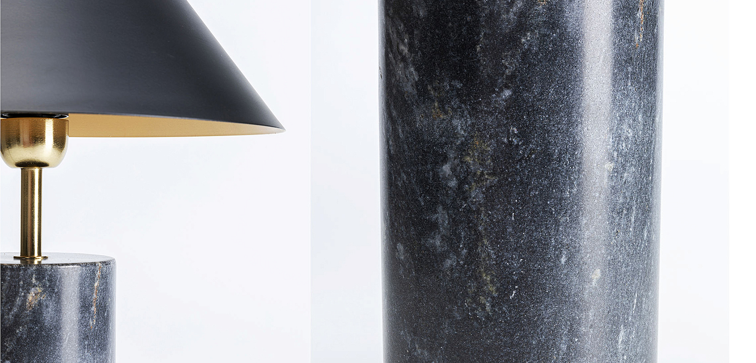 Настольная лампа из темно-синего мрамора - Loft-Concept в Брянске