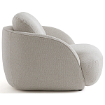 Полукруглое кресло из обивки меланж Halle Melange Armchair варинант исполнения - 5 | Loft Concept в Брянске