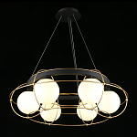 Люстра подвесная круглая с белыми плафонами Martin варинант исполнения - 3 | Loft Concept в Брянске