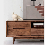 Тумба под телевизориз массива дерева TV Stand made of Walnut Wood варинант исполнения - 3 | Loft Concept в Брянске