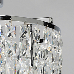 Потолочный светильник круглый с прозрачными подвесками Lunet варинант исполнения - 13 | Loft Concept в Брянске