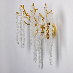 Бра золотого цвета с ветвями и хрустальными подвесками FAIRYTREE Light варинант исполнения - 3 | Loft Concept в Брянске