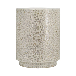 Приставной столик с рисунком из раковин устриц Bone Inlay варинант исполнения - 2 | Loft Concept в Брянске