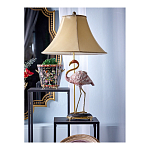 Настольная лампа с абажуром Розовый Фламинго Porcelain Flamingo Lamp варинант исполнения - 2 | Loft Concept в Брянске
