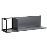 Полка навесная открытая цвета графит Strict Lines  варинант исполнения - 1 | Loft Concept в Брянске