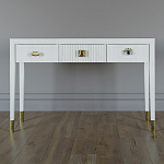 Дизайнерский Письменный стол Elsa Dreams White с тремя ящиками варинант исполнения - 1 | Loft Concept в Брянске