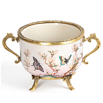 Фарфоровая чаша с бронзовыми элементами Eden Garden варинант исполнения - 1 | Loft Concept в Брянске