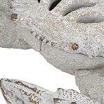 Статуэтка краб с детализированной текстурой в белом цвете Marine Accessories варинант исполнения - 3 | Loft Concept в Брянске