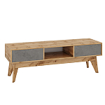 ТВ-тумба с фасадом цвета серый бетон Grace of Furniture  варинант исполнения - 1 | Loft Concept в Брянске