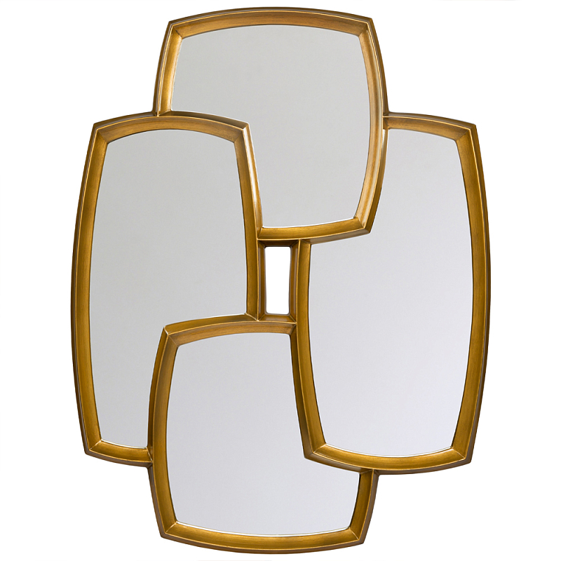 Зеркало из 4-х зеркальных полотен Mirror Decorations Золотой Зеркало из 4-х зеркальных полотен Mirror Decorations Золотой в Брянске | Loft Concept