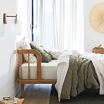 Кровать из массива дуба с пружинным блоком Mateta варинант исполнения - 8 | Loft Concept в Брянске