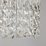 Потолочный светильник круглый с прозрачными подвесками Lunet варинант исполнения - 14 | Loft Concept в Брянске