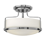 Потолочный светильник с круглым матовым белым плафоном Hinkley варинант исполнения - 9 | Loft Concept в Брянске