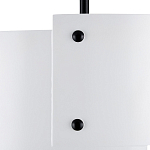 Потолочный светильник круглый светодиодный Semicircular White Panels белый варинант исполнения - 1 | Loft Concept в Брянске