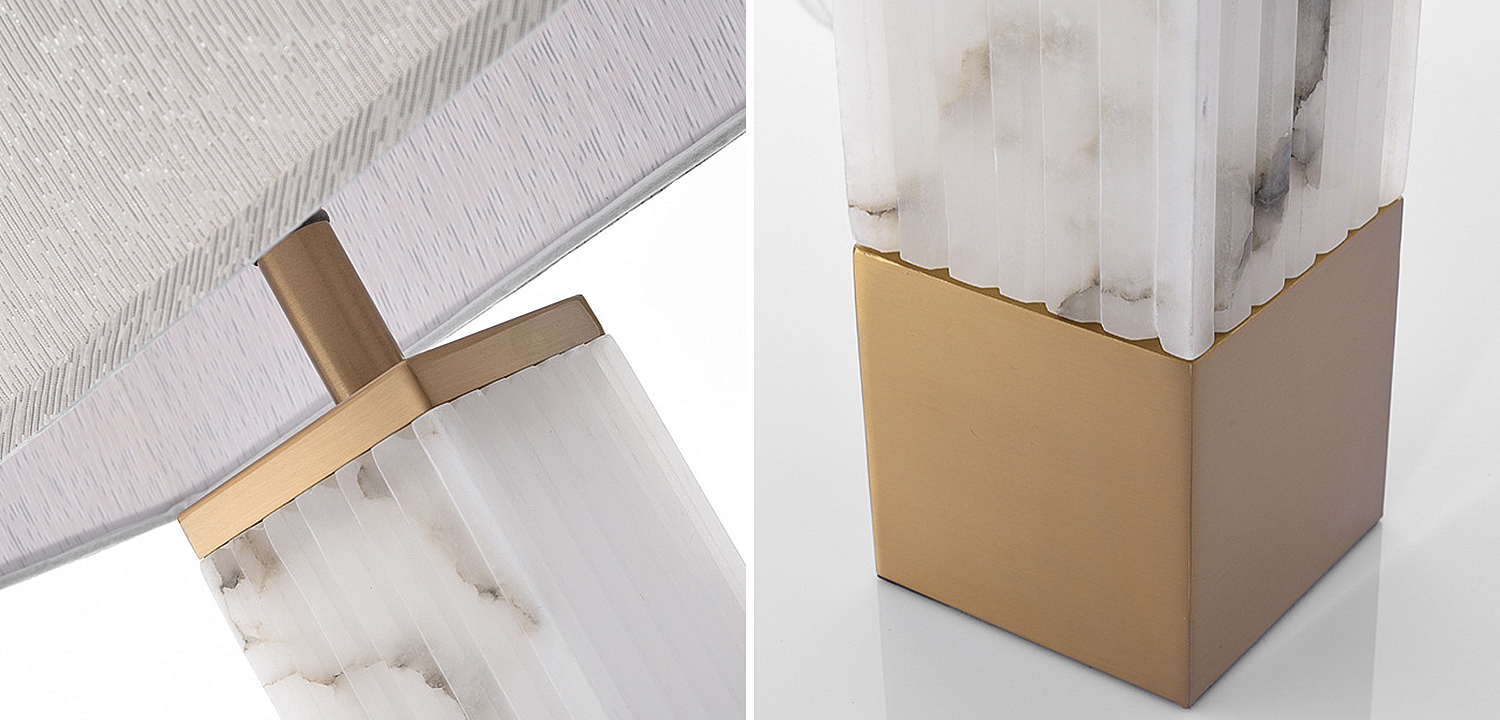 Настольная лампа Blanchefleur Marble Table Lamp Настольная лампа Blanchefleur Marble Table Lamp - Loft-Concept в Брянске