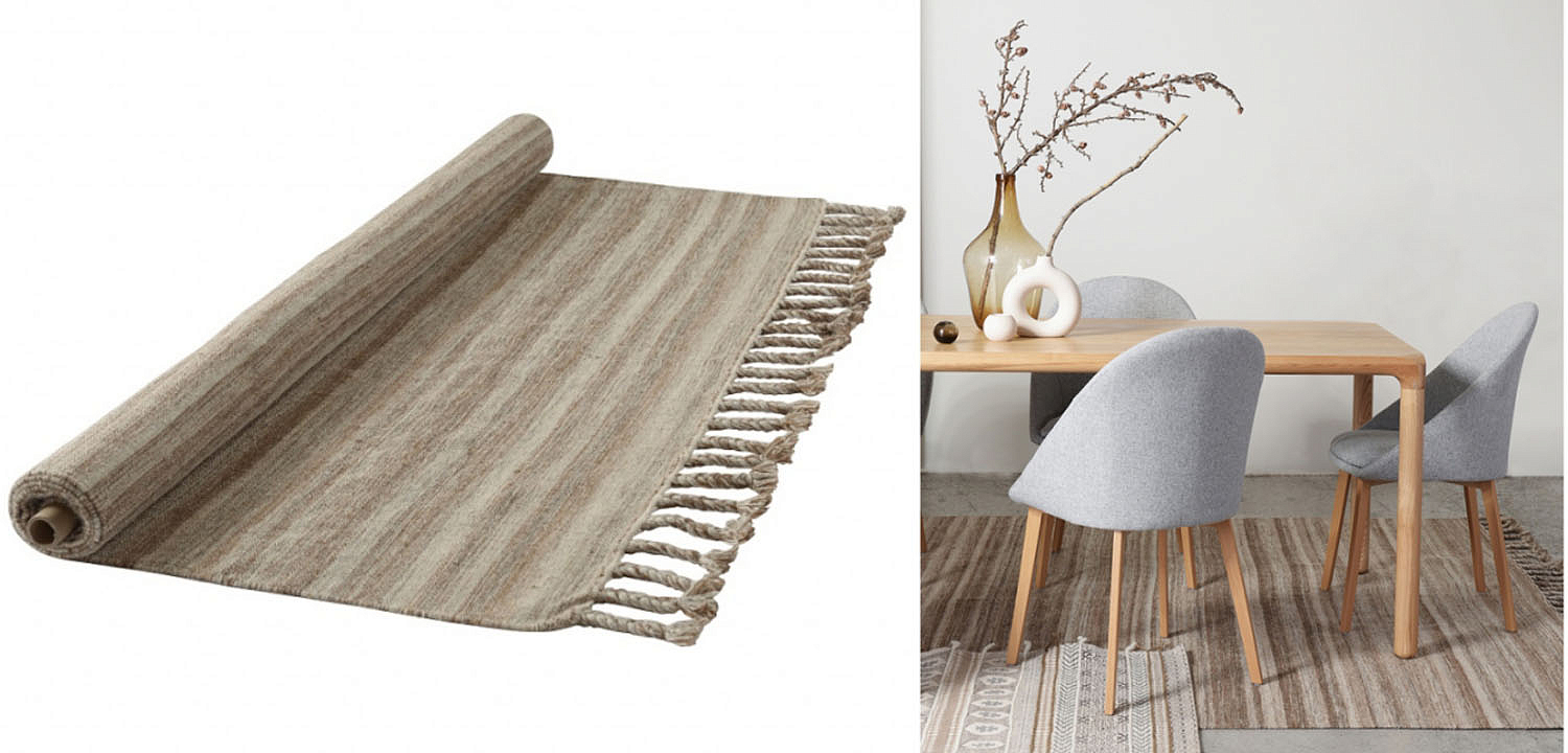 Ковер Letinus Carpet beige Ковер Letinus Carpet beige - Loft-Concept в Брянске