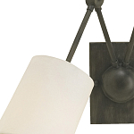 Бра с двумя тканевыми абажурами в форме цилиндра Prerequisites варинант исполнения - 1 | Loft Concept в Брянске