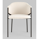 Стул Brace букле белый варинант исполнения - 4 | Loft Concept в Брянске