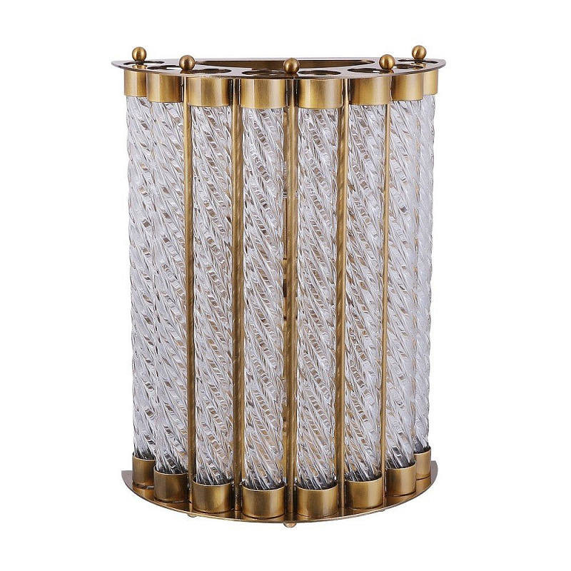 Бра Glass Spirals Sconces Бронза Прозрачное Стекло Бра Glass Spirals Sconces Бронза Прозрачное Стекло в Брянске | Loft Concept