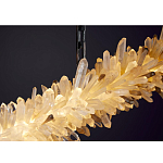 Люстра линейная светодиодная из необработанных кристаллов Mountain Comet варинант исполнения - 1 | Loft Concept в Брянске