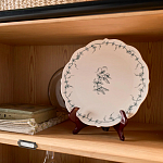 Книжный шкаф из массива сосны с металлической лестницей Burton Wood Cabinet варинант исполнения - 9 | Loft Concept в Брянске