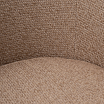 Кресло вращающееся черно-золотая рогожка Julia Armchair Golden Belt варинант исполнения - 4 | Loft Concept в Брянске