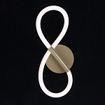 Бра с белым плафоном в форме восьмерки и круглым основанием Luke Lampco Tracer Lamp варинант исполнения - 2 | Loft Concept в Брянске