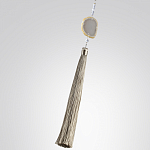 Бра с шарообразным плафоном из белого стекла с подвеской из камня Agatelle варинант исполнения - 7 | Loft Concept в Брянске