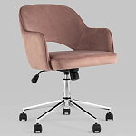 Кресло для компьютерного стола Veloury Pink варинант исполнения - 2 | Loft Concept в Брянске
