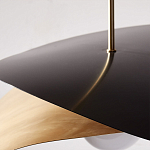 Люстра круглая с 2-мя металлическими абажурами Andromeda варинант исполнения - 4 | Loft Concept в Брянске