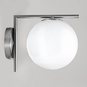 Бра IC Lighting Flos white ball IC C/W Chrome